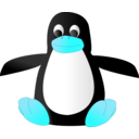download Plush Tux clipart image with 135 hue color