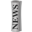 download Rolled Up Newspaper clipart image with 45 hue color