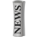 download Rolled Up Newspaper clipart image with 90 hue color