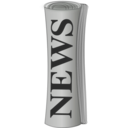 download Rolled Up Newspaper clipart image with 135 hue color