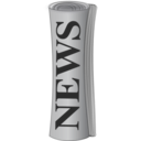 download Rolled Up Newspaper clipart image with 270 hue color
