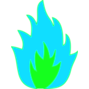 download Fire clipart image with 135 hue color