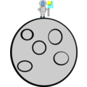 download Neil Armstromg clipart image with 180 hue color