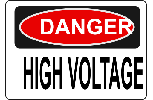 Danger High Voltage Alt 3