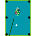 download 9 Ball clipart image with 90 hue color