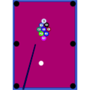 download 9 Ball clipart image with 225 hue color