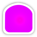 download Gowalla Stamp Sample clipart image with 270 hue color