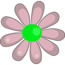 download Funnyflower 02 clipart image with 90 hue color