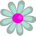 download Funnyflower 02 clipart image with 270 hue color
