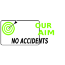 download Our Aim No Accidents Simple clipart image with 90 hue color