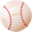 download Baseball clipart image with 0 hue color