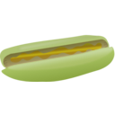 download Hot Dog With Ketchup clipart image with 45 hue color