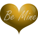 download Red Heart Be Mine Smiley clipart image with 45 hue color