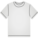 download T Shirt White clipart image with 180 hue color