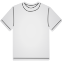 download T Shirt White clipart image with 0 hue color