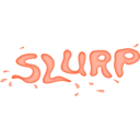 download Slurp clipart image with 0 hue color