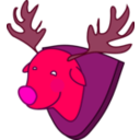 download Rudolph clipart image with 315 hue color