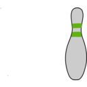 download Bowling Pin clipart image with 90 hue color