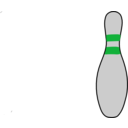download Bowling Pin clipart image with 135 hue color