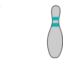 download Bowling Pin clipart image with 180 hue color
