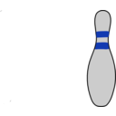 download Bowling Pin clipart image with 225 hue color