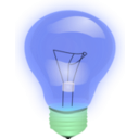 download Light Bulb clipart image with 180 hue color