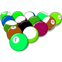 download 15 Balls clipart image with 90 hue color