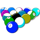 download 15 Balls clipart image with 180 hue color