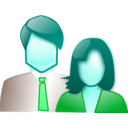 download Couple clipart image with 135 hue color