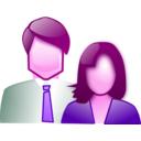 download Couple clipart image with 270 hue color