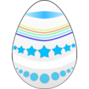 download Easter Egg Painted clipart image with 135 hue color
