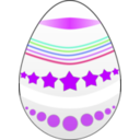 download Easter Egg Painted clipart image with 225 hue color