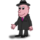 download Comic Characters Businessman clipart image with 315 hue color