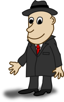 Comic Characters Businessman