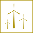 download Eco Green Windmill Icon clipart image with 315 hue color