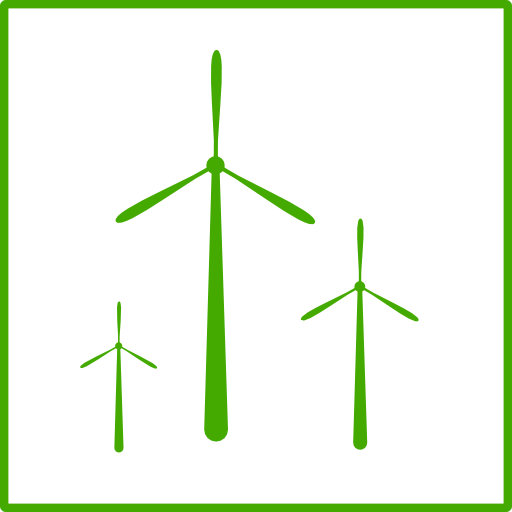 Eco Green Windmill Icon