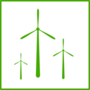 Eco Green Windmill Icon