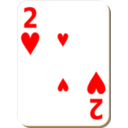 White Deck 2 Of Hearts
