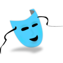 download Mask clipart image with 180 hue color