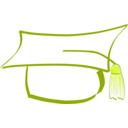 download Graduation Hat clipart image with 45 hue color
