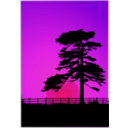 download Cedar Sunset clipart image with 270 hue color