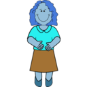 download Mommy 2 clipart image with 180 hue color