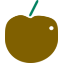 download Red Apple clipart image with 45 hue color