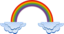 Rainbow And Clouds