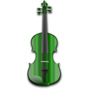 download Violin clipart image with 90 hue color