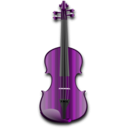 download Violin clipart image with 270 hue color