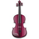 download Violin clipart image with 315 hue color