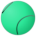 download Tennis Ball clipart image with 90 hue color