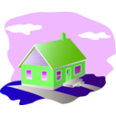 download House clipart image with 90 hue color