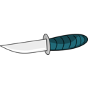 download A Knife clipart image with 45 hue color